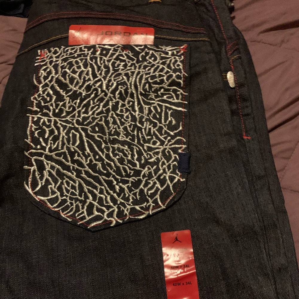 JORDAN • RARE Black Cat Fit Jeans